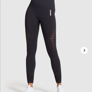 NWT black gymshark energy seamless leggings